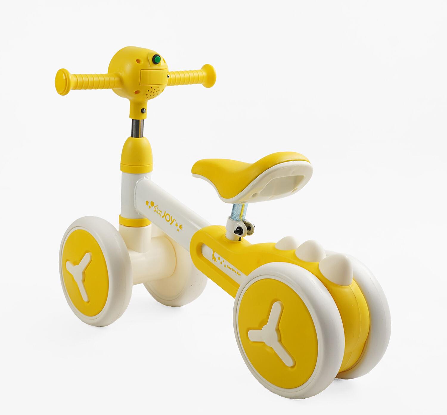 Біговел-толокар Joy українська музика/підсвічування Жовтий (J-19932) - фото 2 Біговел-толокар Joy українська музика/підсвічування Жовтий (J-19932) - фото 2