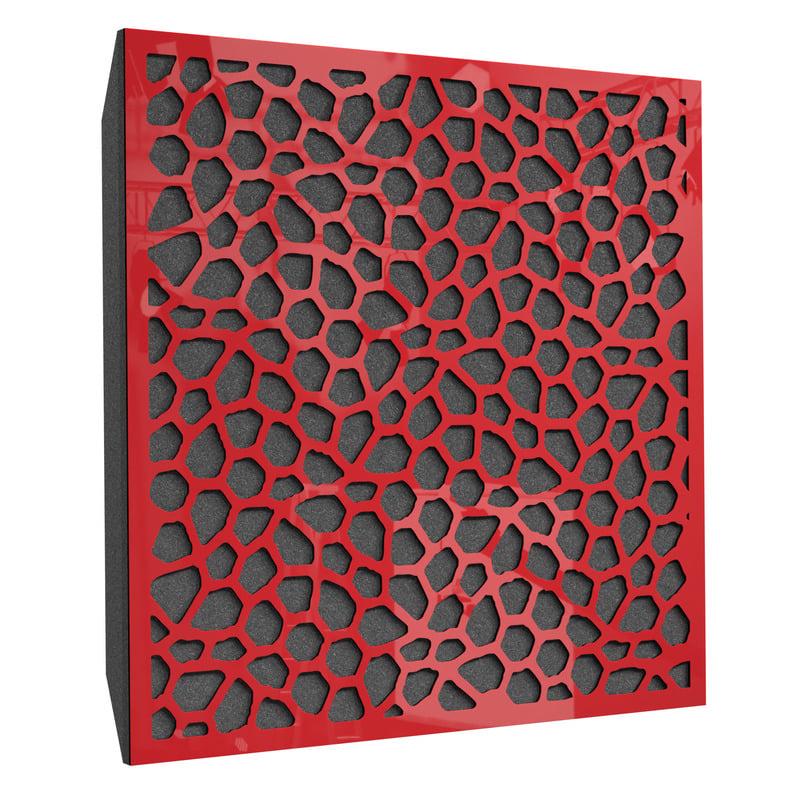 Акустическая панель Ecosound EcoNet Plastic 50х50 см 53 мм Красный (987)