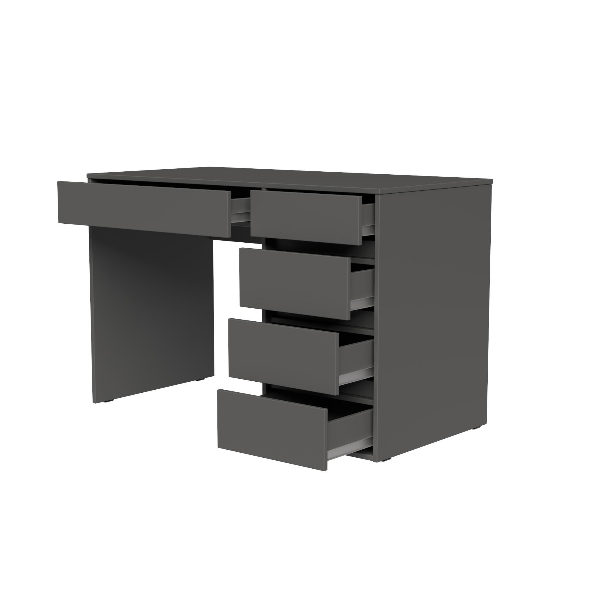 Стол письменный СП7 5Я SENAM 780х1100х600 мм ДСП Серый Графит - фото 4