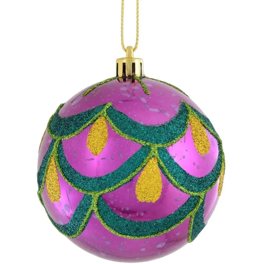 Игрушка на елку Лантон 8 см Розовый (TY-5-R-379)