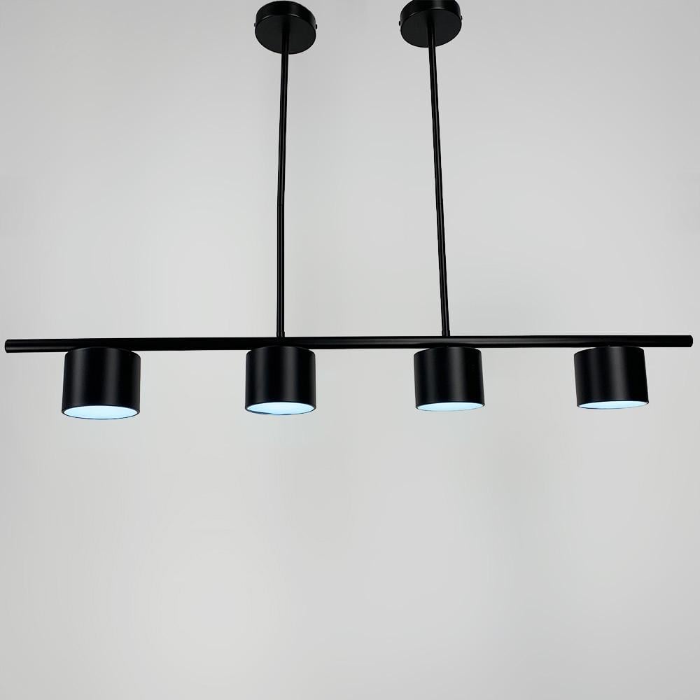 Люстра удлиненная CLYDE с 4-ю спотами Черный (MJ 118/4 BK) - фото 5