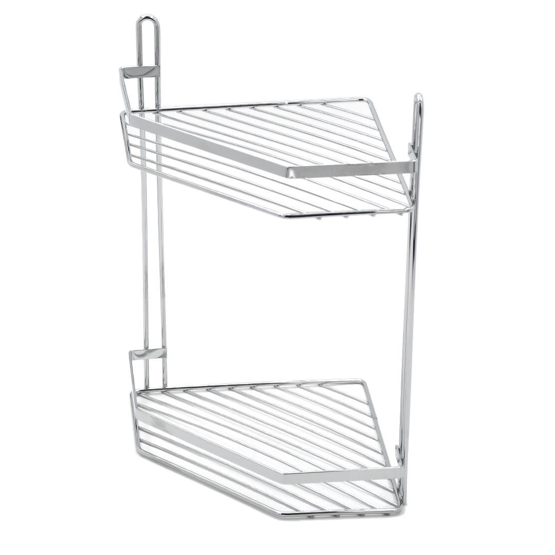 Полка двоярусна Homax 27x20x35 см Хром (EBA-2002)