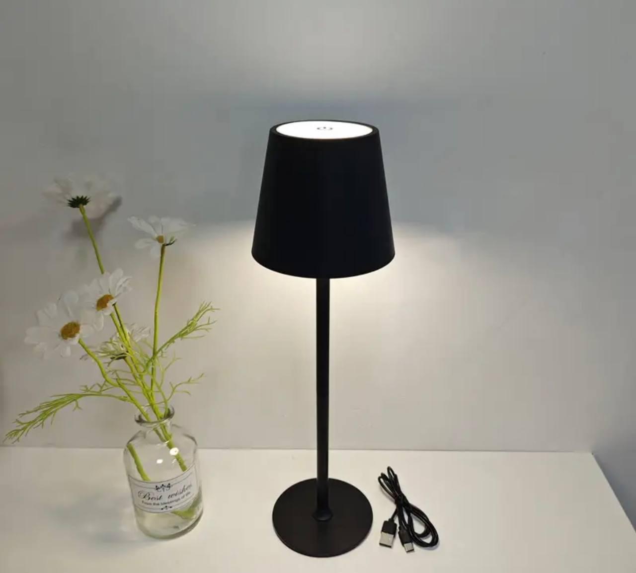 Настольная лампа аккумуляторная Zilini 04 Черный (23885105) - фото 2 Настольная лампа аккумуляторная Zilini 04 Черный (23885105) - фото 2