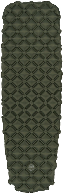 Килимок надувний Highlander Nap-Pak Inflatable Sleeping Mat XL 5 см Olive (AIR073-OG) - фото 2