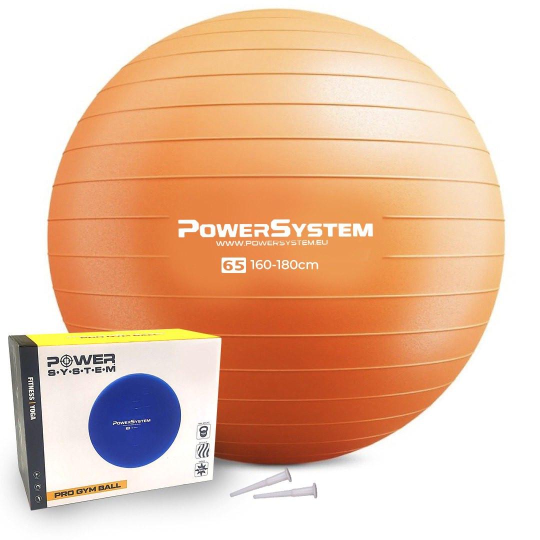 М'яч для фітнесу Power System PS-4012 PRO Gymball Ø 65 см Orange