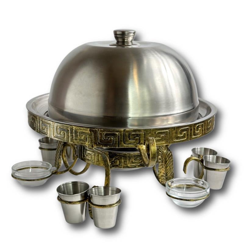 Садж для шашлыка Фараон SD4 с подогревом 35 см