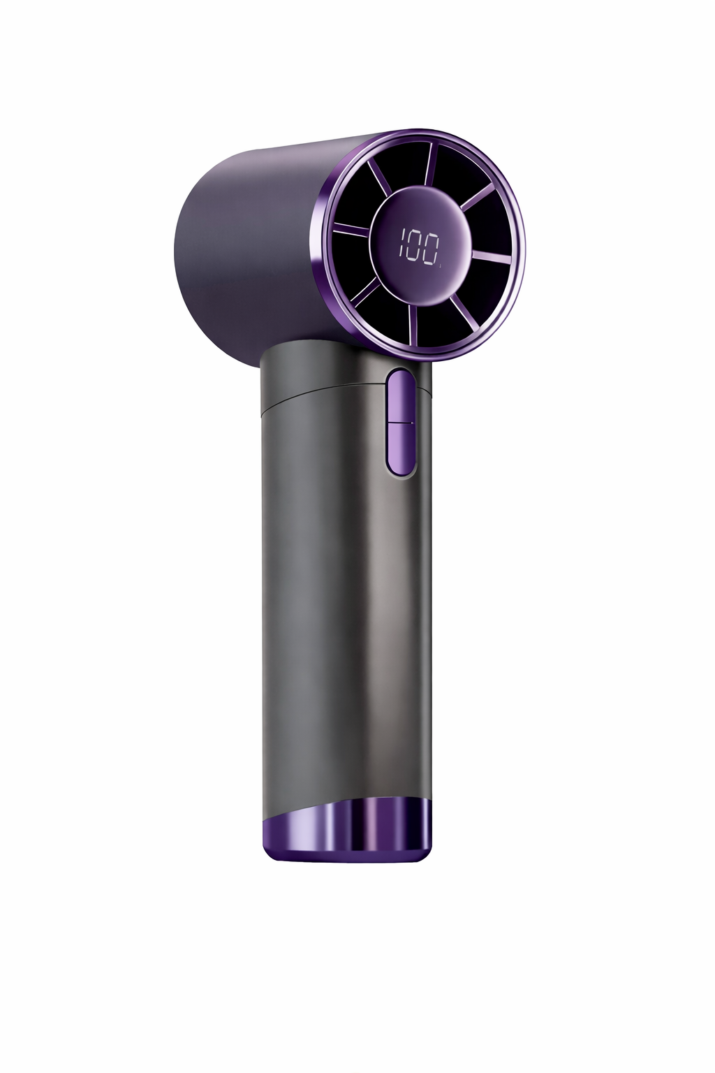 Мини-вентилятор ручной 1013 USB аккумуляторный с LED-дисплеем Фиолетовый (33675562) Мини-вентилятор ручной 1013 USB аккумуляторный с LED-дисплеем Фиолетовый (33675562)