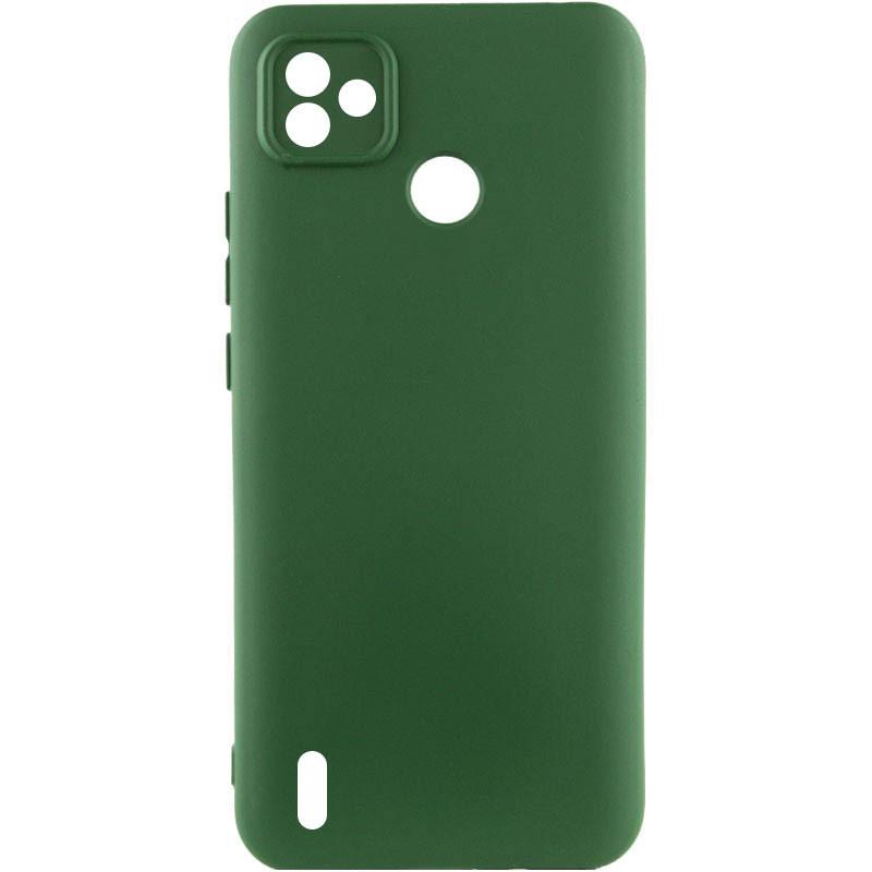 Протиударний Чохол Silicone Cover Lakshmi Full Camera (A) для TECNO POP 5 Зелений / Dark green - фото 1