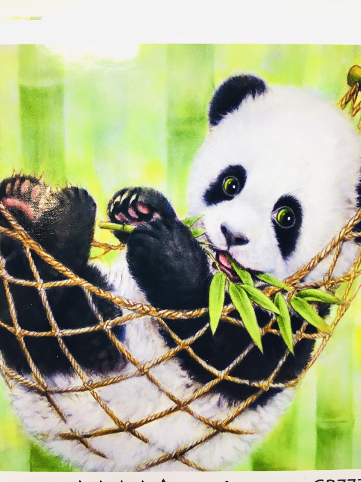 Алмазна мозаїка TK Group Панда 30х40 см (GB 77799)