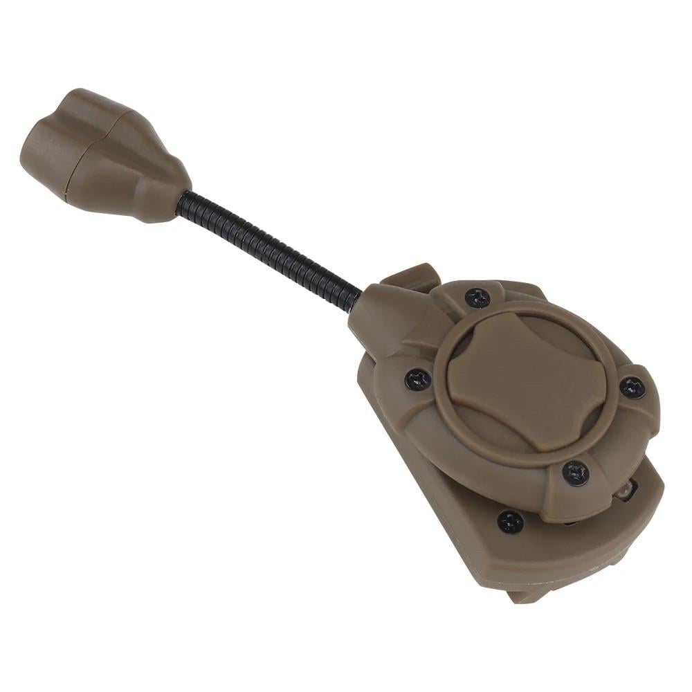 Фонарик на шлем 2 диоды белый/ИК MPLS Switch Койот (897) Фонарик на шлем 2 диоды белый/ИК MPLS Switch Койот (897)