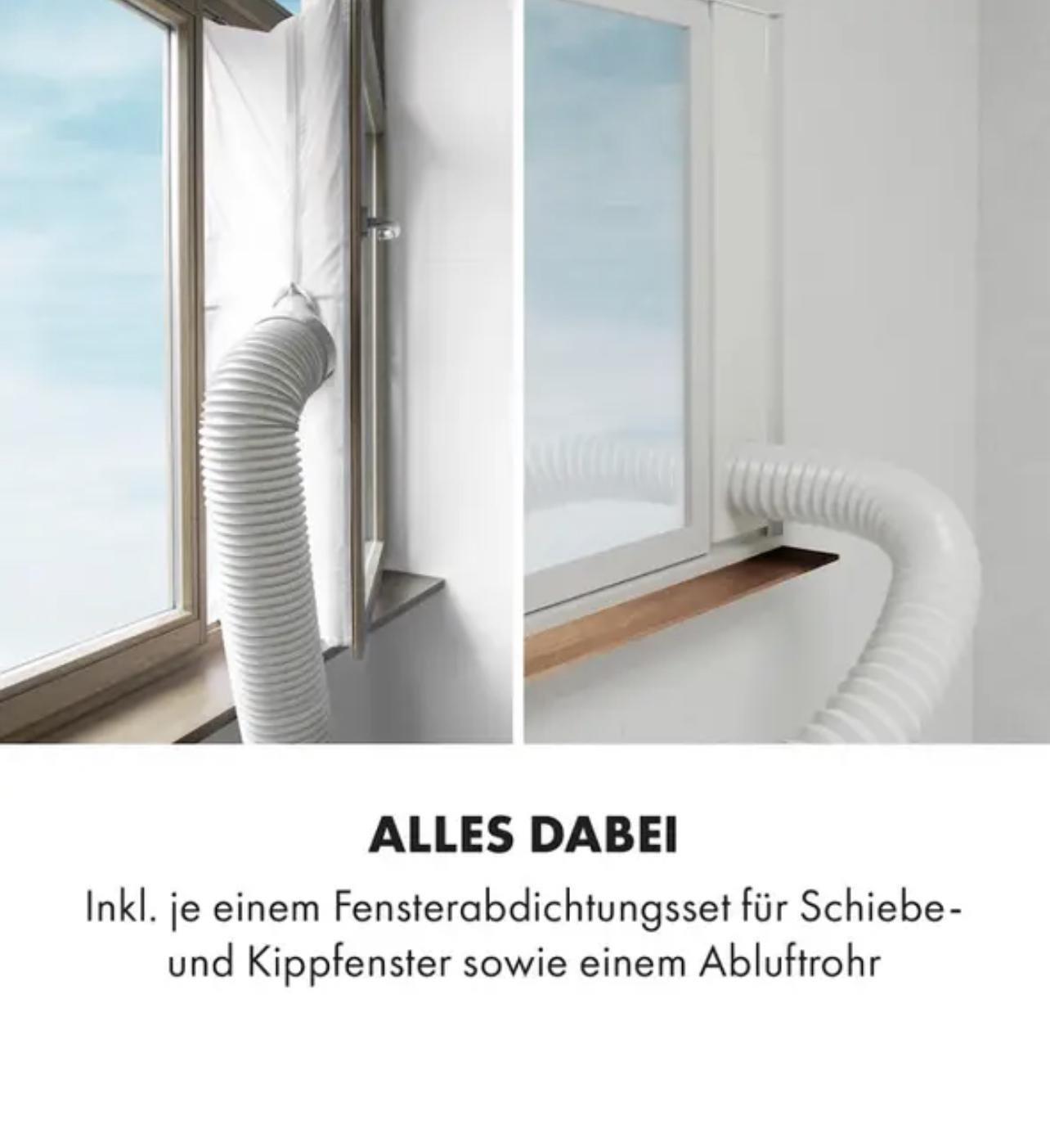 Кондиціонер мобільний KLARSTEIN Metrobreeze Miami 9000 BTU/2,6 кВт 950 Вт 26-44 м2 Біло-чорний (10034678) - фото 6 Кондиціонер мобільний KLARSTEIN Metrobreeze Miami 9000 BTU/2,6 кВт 950 Вт 26-44 м2 Біло-чорний (10034678) - фото 6