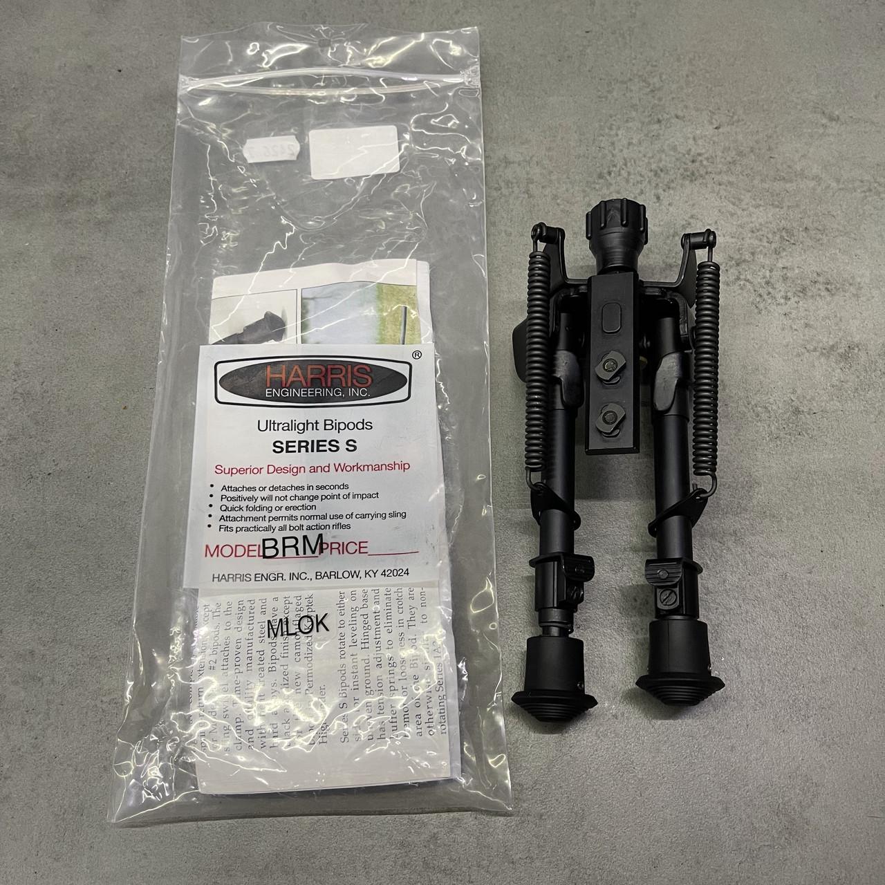 Сошки Harris Bipod S-BRM-MLOK, 152-229 мм шарнирная база подпружиненные ножки с резиновыми наконечниками (242667) - фото 8 Сошки Harris Bipod S-BRM-MLOK, 152-229 мм шарнирная база подпружиненные ножки с резиновыми наконечниками (242667) - фото 8