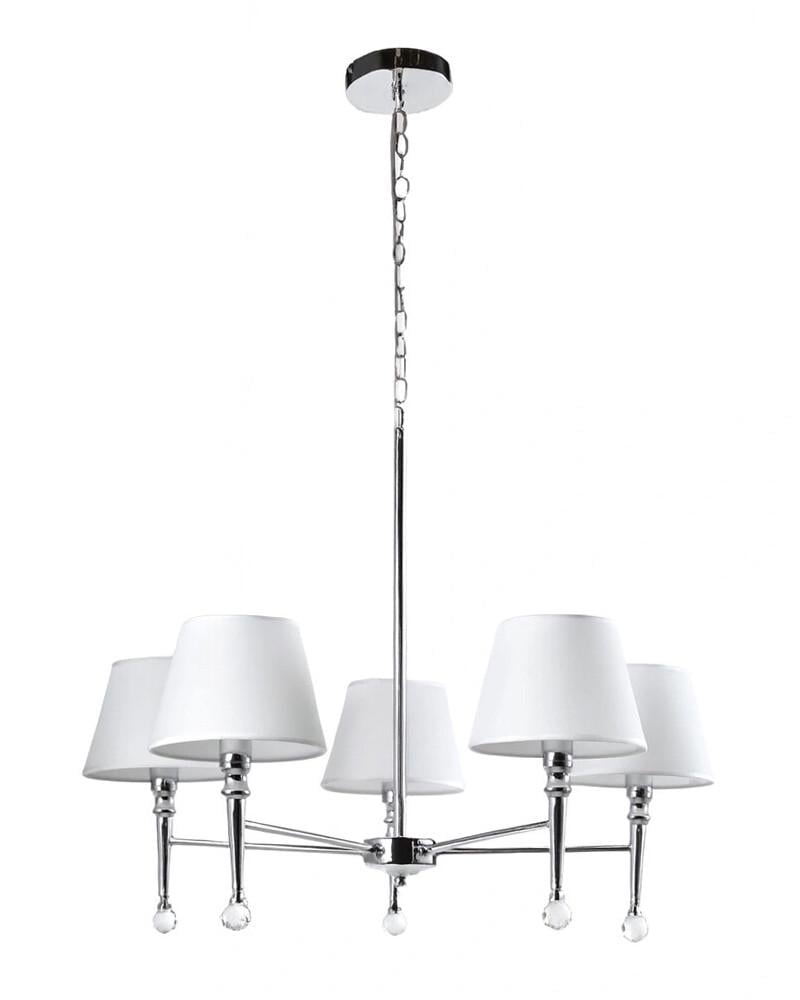 Люстра Edlin PL321168-5 Natano E14 5x12W IP20 Хром (28107569)