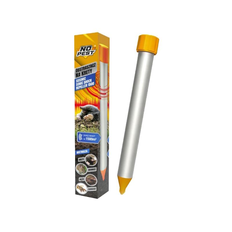 Отпугиватель от кротов NO PEST Sonic Shock Repeller на батарейках 1500 кв.м (iz16694) Отпугиватель от кротов NO PEST Sonic Shock Repeller на батарейках 1500 кв.м (iz16694)