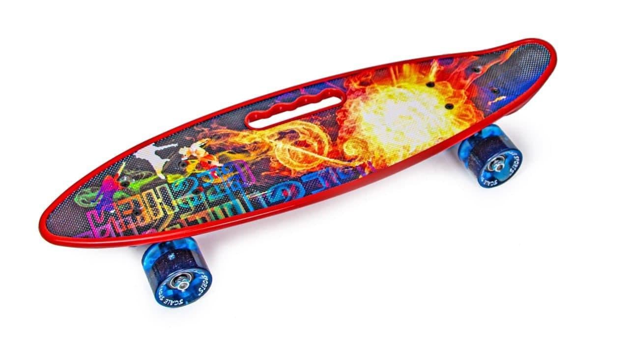Пенніборд з ручкою Scale Sports Explosion колеса з підсвіткою (1476537874)