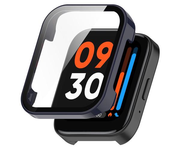 Чохол із захисним склом Protective Cover with Glass для Realme Watch 3 Синій