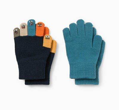 Комплект рукавичок для хлопчика C&A 2 пари на 8-12 років