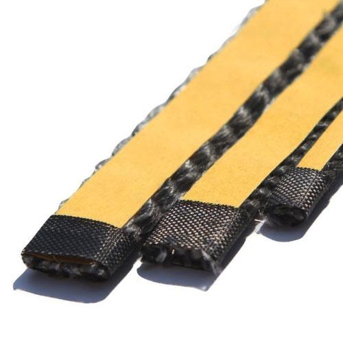 Шнур огнеупорный KramoTop для дверцы камина 18х2 мм 2,5 м с клейкой лентой (29662591) - фото 2