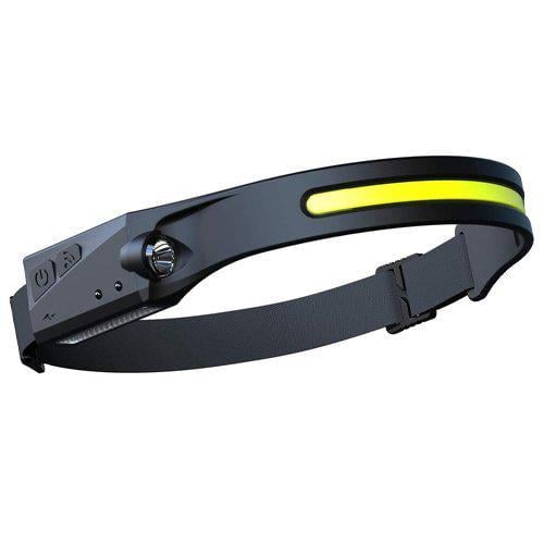 Фонарик налобный аккумуляторный COB 10W с датчиком движения (G 28) Фонарик налобный аккумуляторный COB 10W с датчиком движения (G 28)