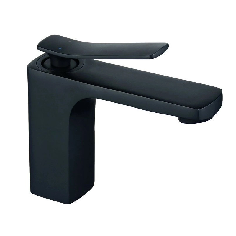 Змішувач для раковини низький REA SONIC BAT-00852 Чорний (84470)