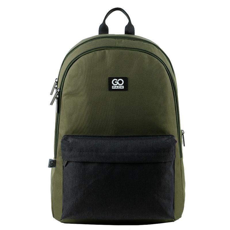 Рюкзак GoPack Education Teens 44x29x14 см 15 л Хакі (GO24-140L-3) - фото 1