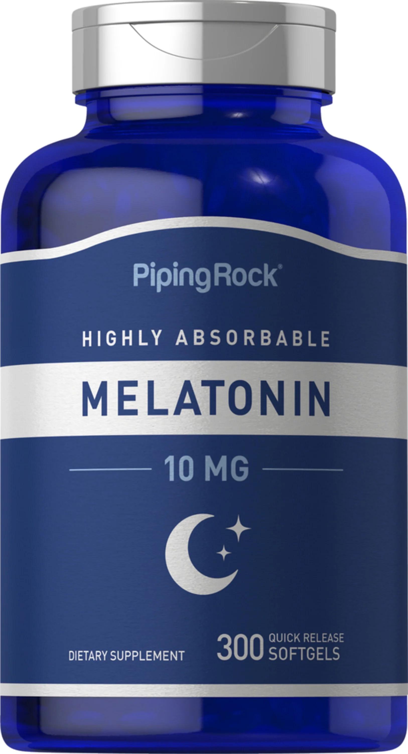 Мелатонин Piping Rock Highly Absorbable Melatonin 10 mg 300 quick release softgels Мелатонин Piping Rock Highly Absorbable Melatonin 10 mg 300 quick release softgels