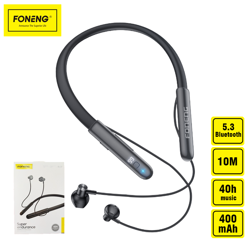 Навушники бездротові Foneng Endurance Neckband на шию (BL37) - фото 5