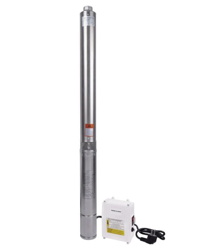Насос скважинный центробежный Thermo Alliance 4SSM4-10 с пультом и кабелем 25 м (TA4SSMP410075)