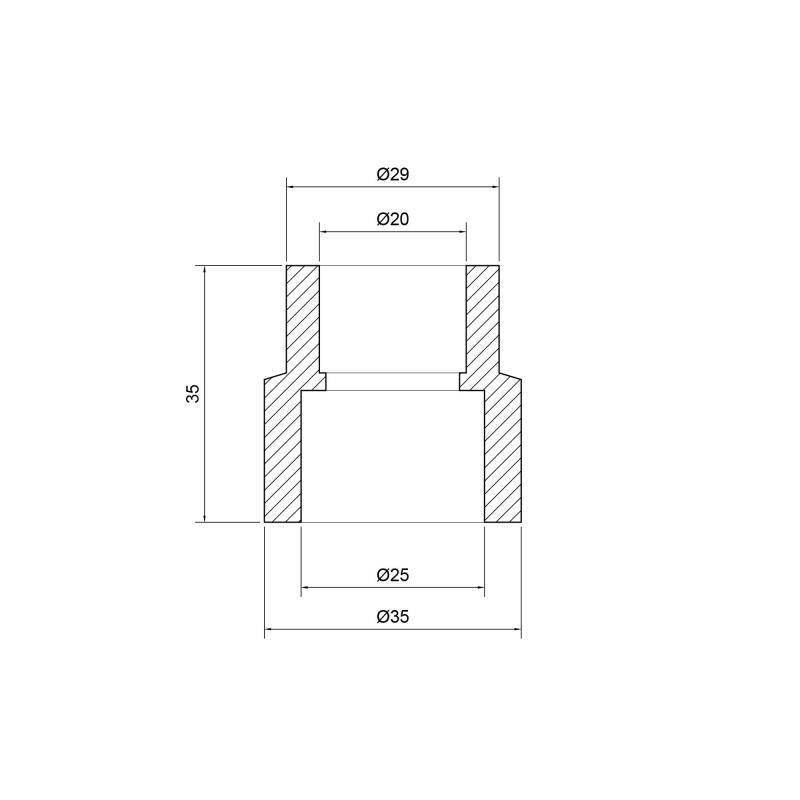 Муфта Thermo Alliance PPR переходная 25х20 (11066236) - фото 2
