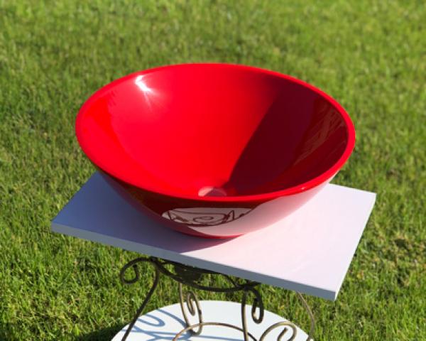 Умывальник Snail Камелия 425х425 мм Красный (147А300) - фото 3