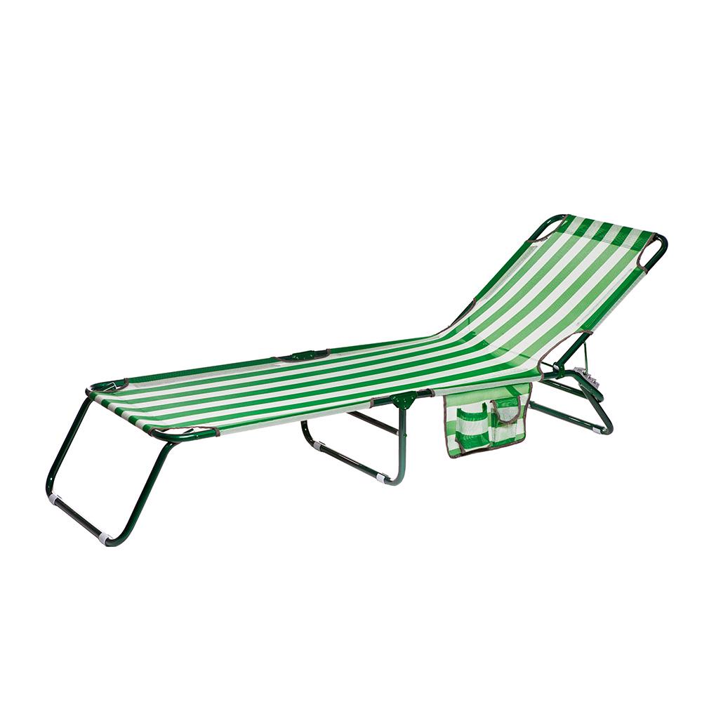 Раскладушка Диагональ Бело-зеленый (7071) Раскладушка Диагональ Бело-зеленый (7071)