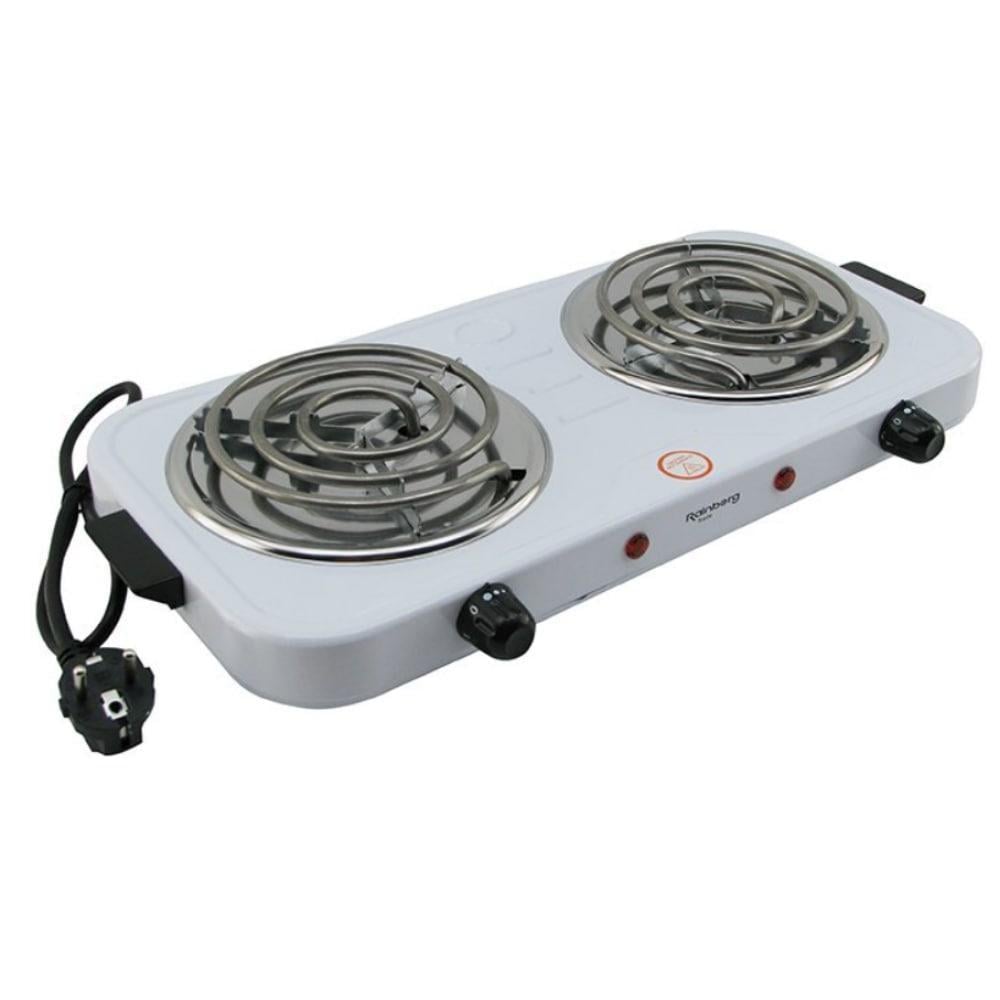 Плита настільна Rainberg RB-888 електрична на 2 конфорки (802035) Плита настільна Rainberg RB-888 електрична на 2 конфорки (802035)