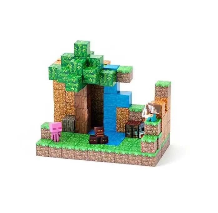 Конструктор магнітний My World Minecraft 132 шт. (T093)