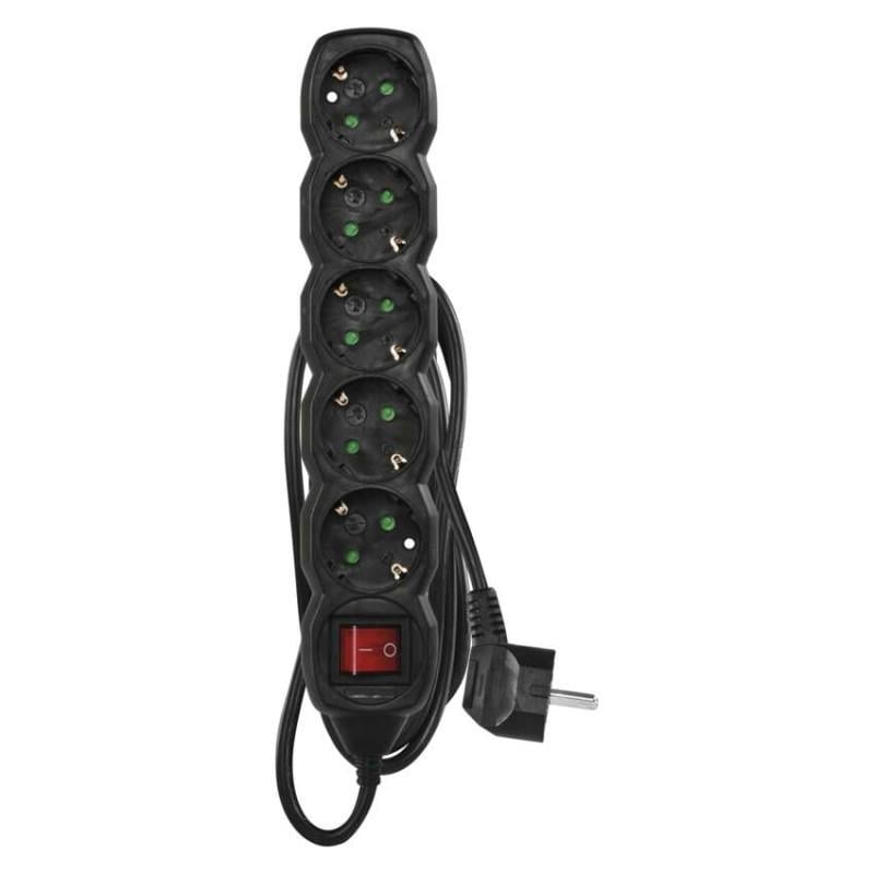 Удлинитель сетевой Emos PC1521R 5 розеток 1,5 м 1,5 кв. мм (37796685)