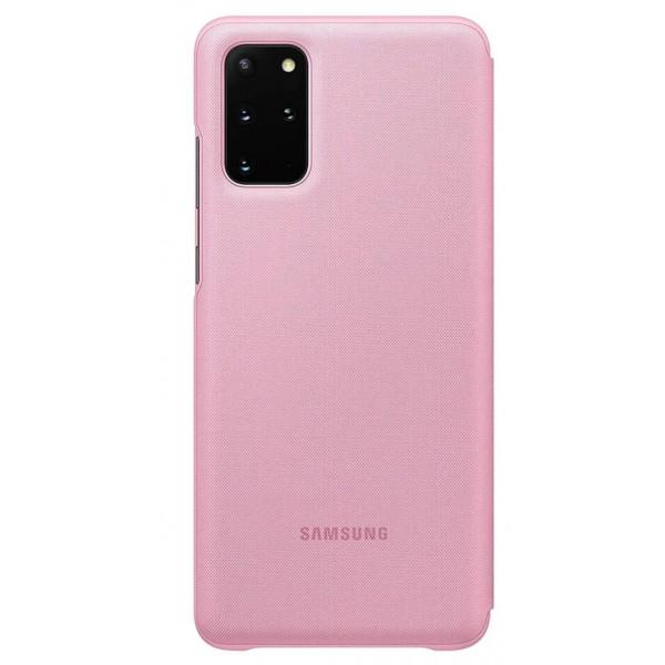 Смарт чехол книжка Samsung Galaxy S20 Plus SM-G985 LED Wallet Cover Pink Розовый - фото 3