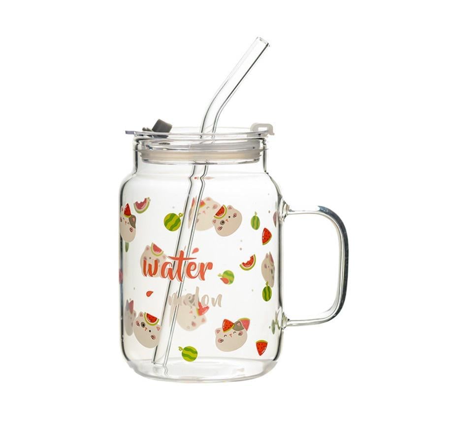 Чашка з трубочкою та кришкою Water 14603 400 мл (4981785)