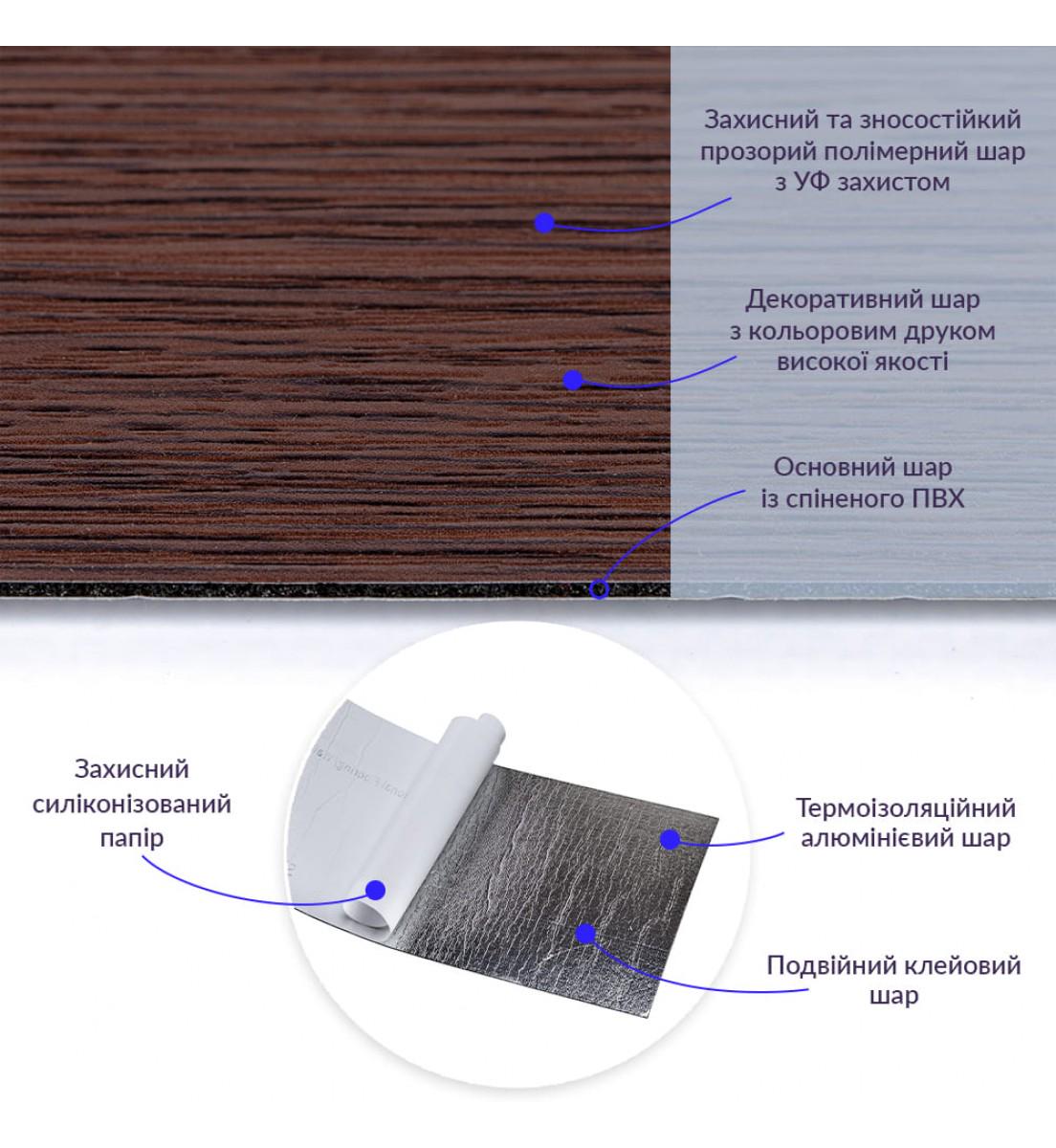 Плитка виниловая самоклеящаяся Венге (СВП-011) - фото 4 Плитка виниловая самоклеящаяся Венге (СВП-011) - фото 4