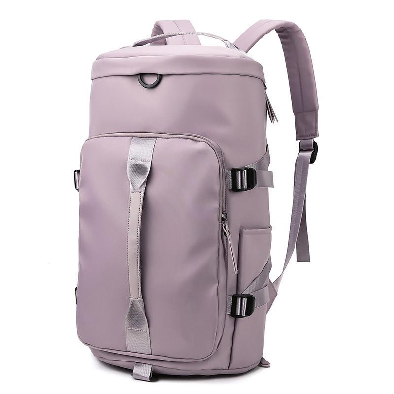 Спортивна сумка-рюкзак Lesko BRD-375 дорожня жіноча 20-35 л Powdery (25713671)