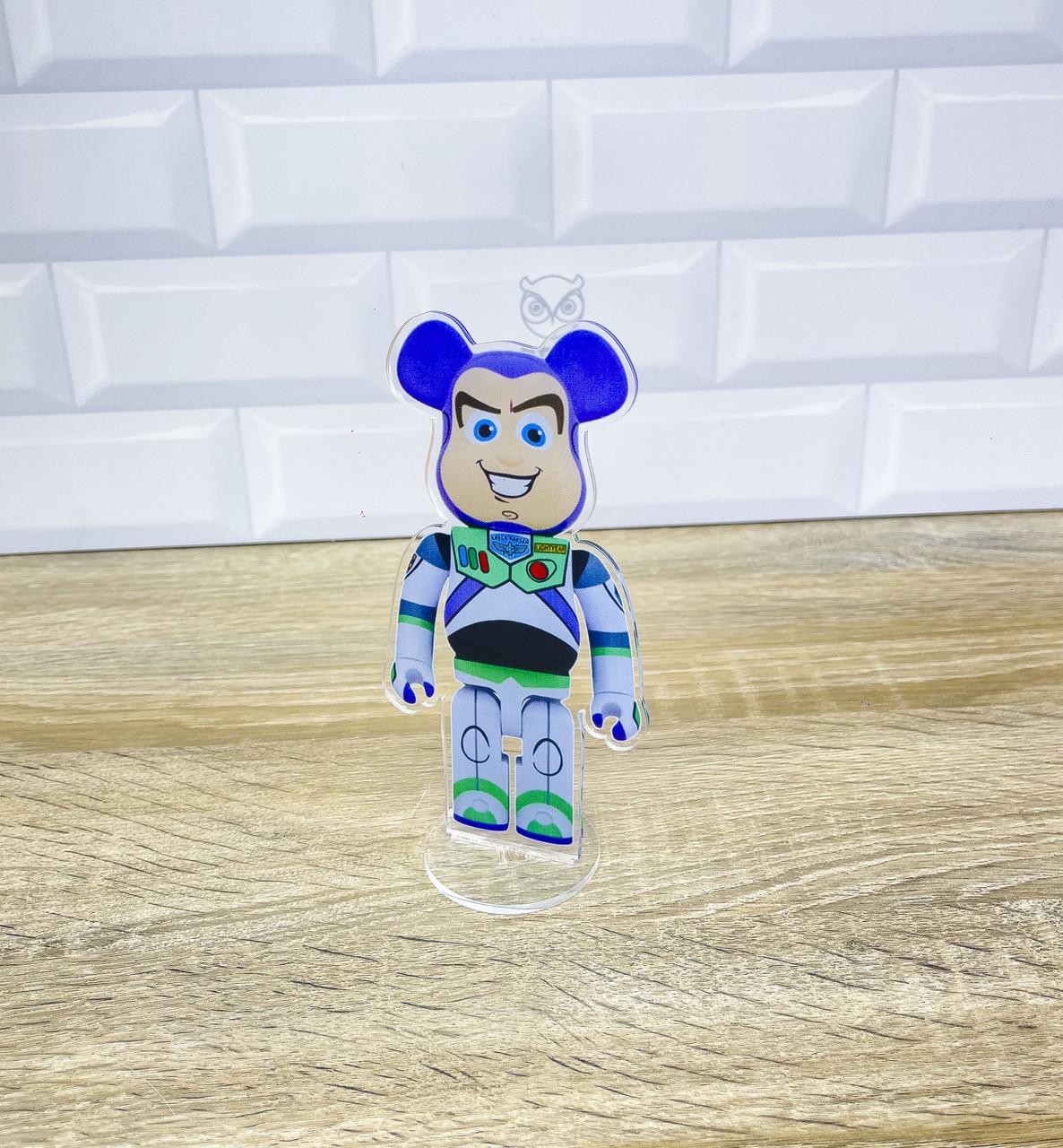 Фигурка коллекционная акриловая Bearbrick Toy Story Buzz Lightyear (2131449069)