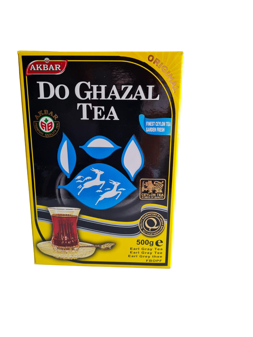 Чай черный Do Ghazal Tea Akbar с бергамотом 500 г (17839447)