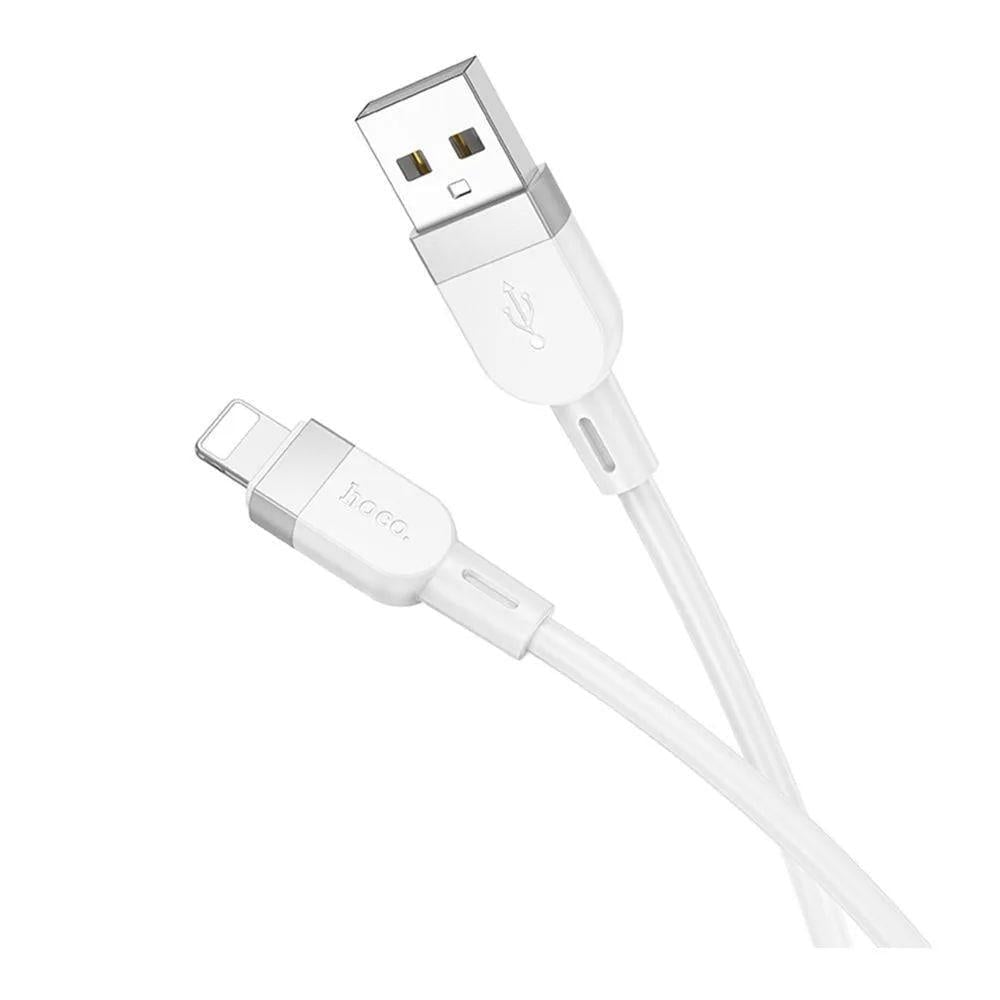 Кабель Hoco X109 Silicone Lightning 2.4A Белый (6942007636216) Кабель Hoco X109 Silicone Lightning 2.4A Белый (6942007636216)