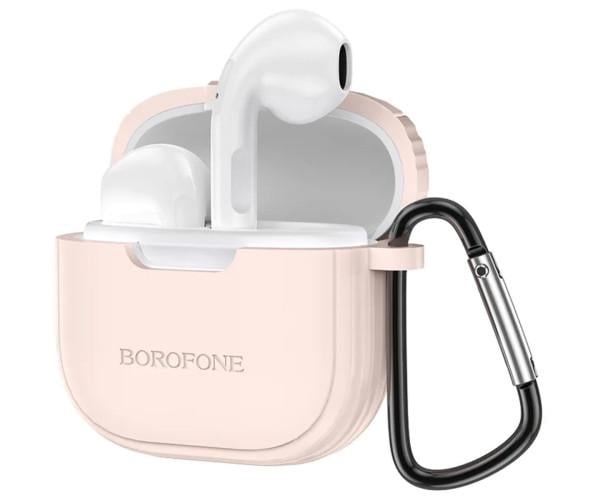 Наушники-гарнитура Bluetooth Borofone BW29 Charm true wireless BT headset Sugar Pink