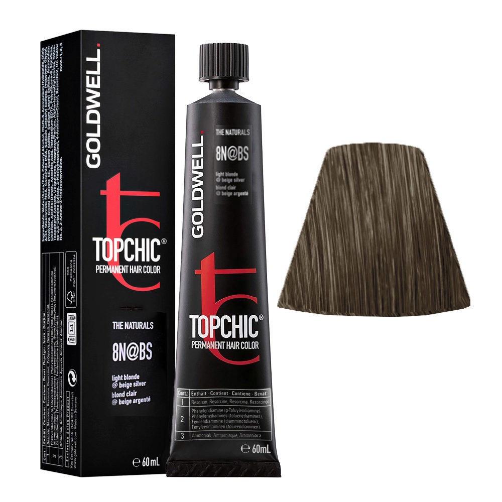 Фарба для волосся професійна Goldwell Topchic Hair Color Coloration 8NBS стійка Light Blonde 60 мл (4021609019053)