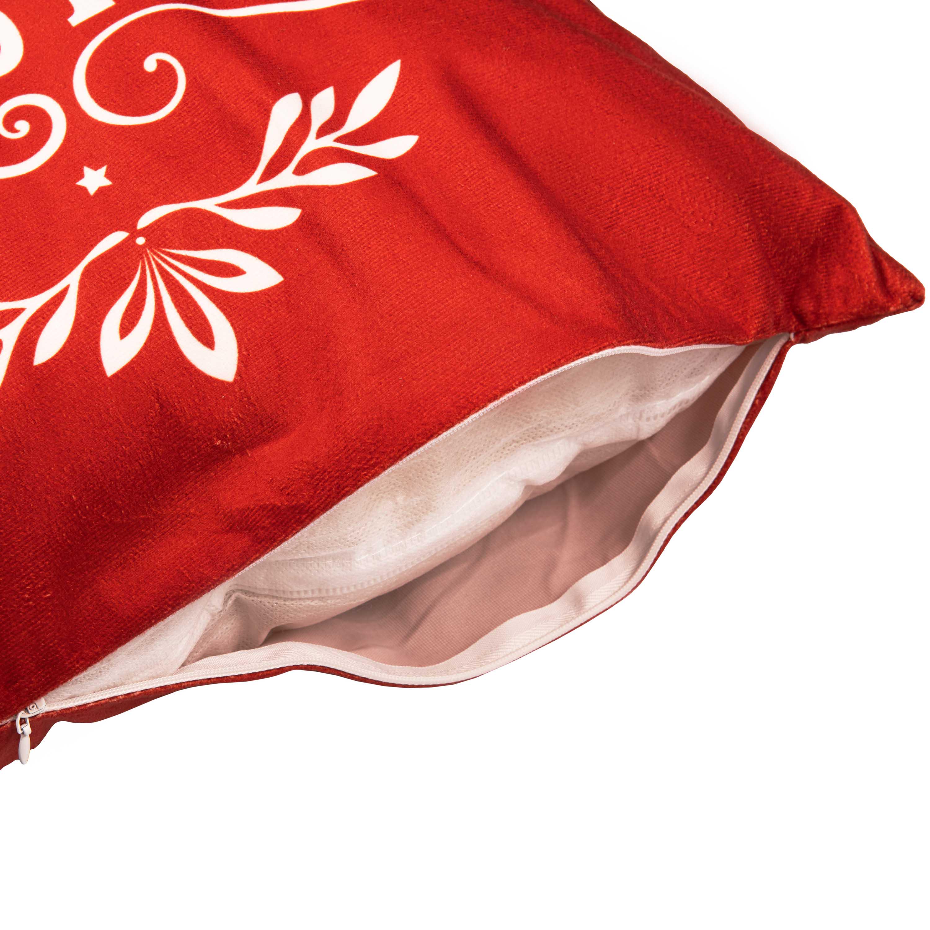 Подушка Ardesto Happy Holidays 45х45 см Червоний (ART1032HR) - фото 2 Подушка Ardesto Happy Holidays 45х45 см Червоний (ART1032HR) - фото 2