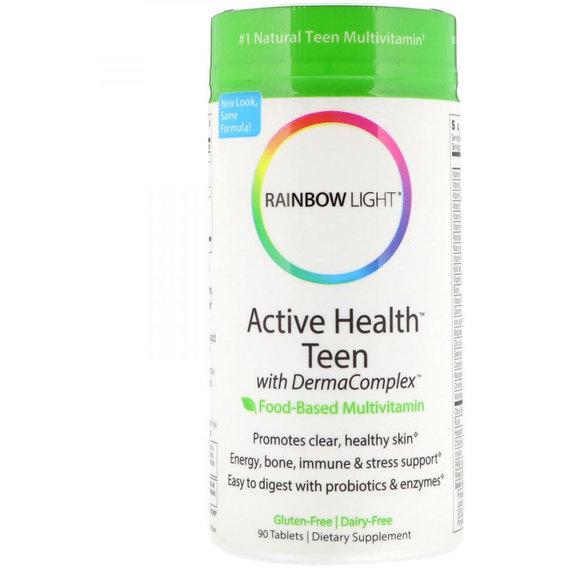 Витаминно-минеральный комплекс Rainbow Light Active Health Teen Food-Based Multivitamin 90 Tabs