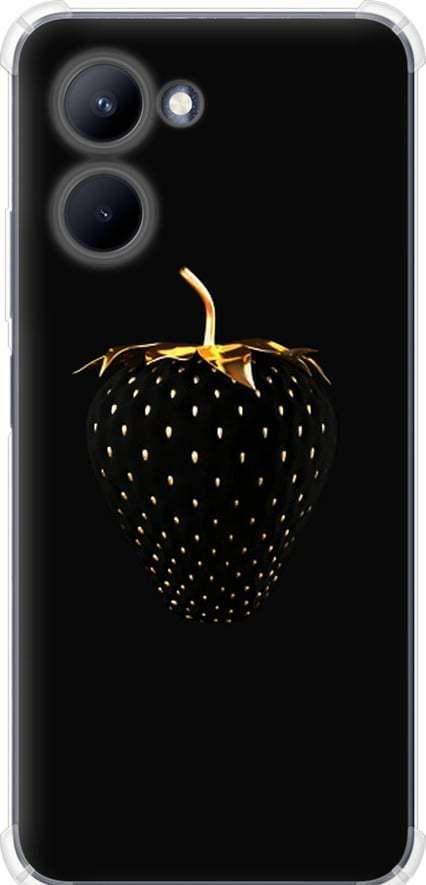 Чехол на Realme C33 Черная клубника (3585sp-2870-42517)