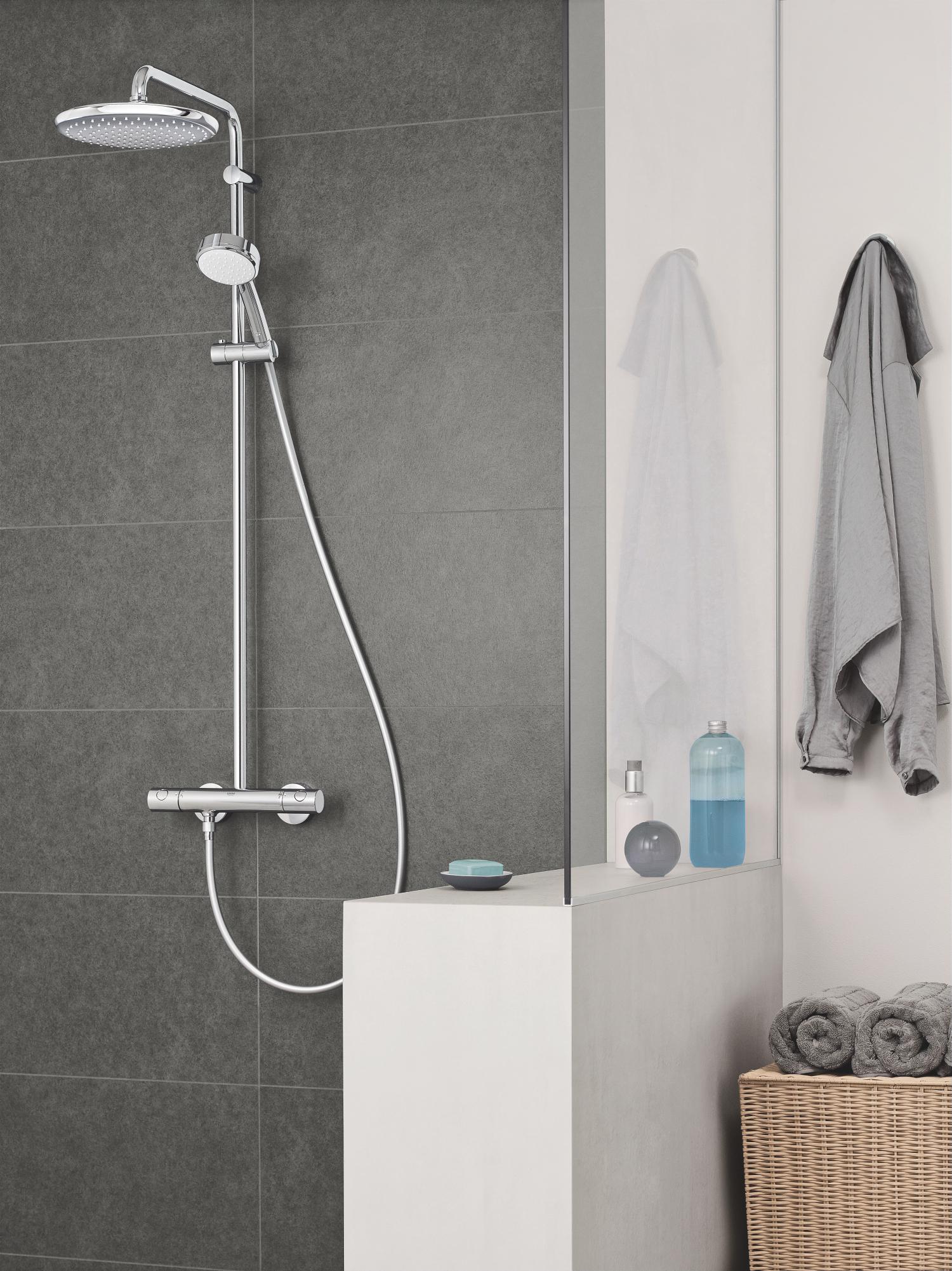 Душова система Grohe New Tempesta Cosmop System з термостатом (26670000) - фото 3