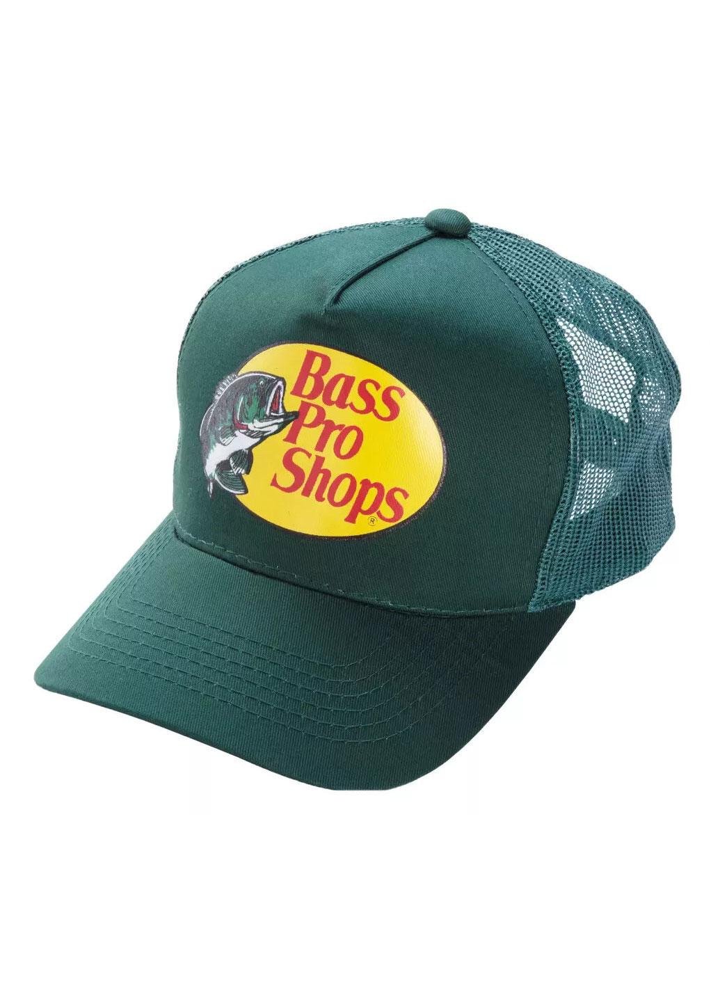 Кепка рыбацкая Bass Pro Shops Mesh Cap Зеленый