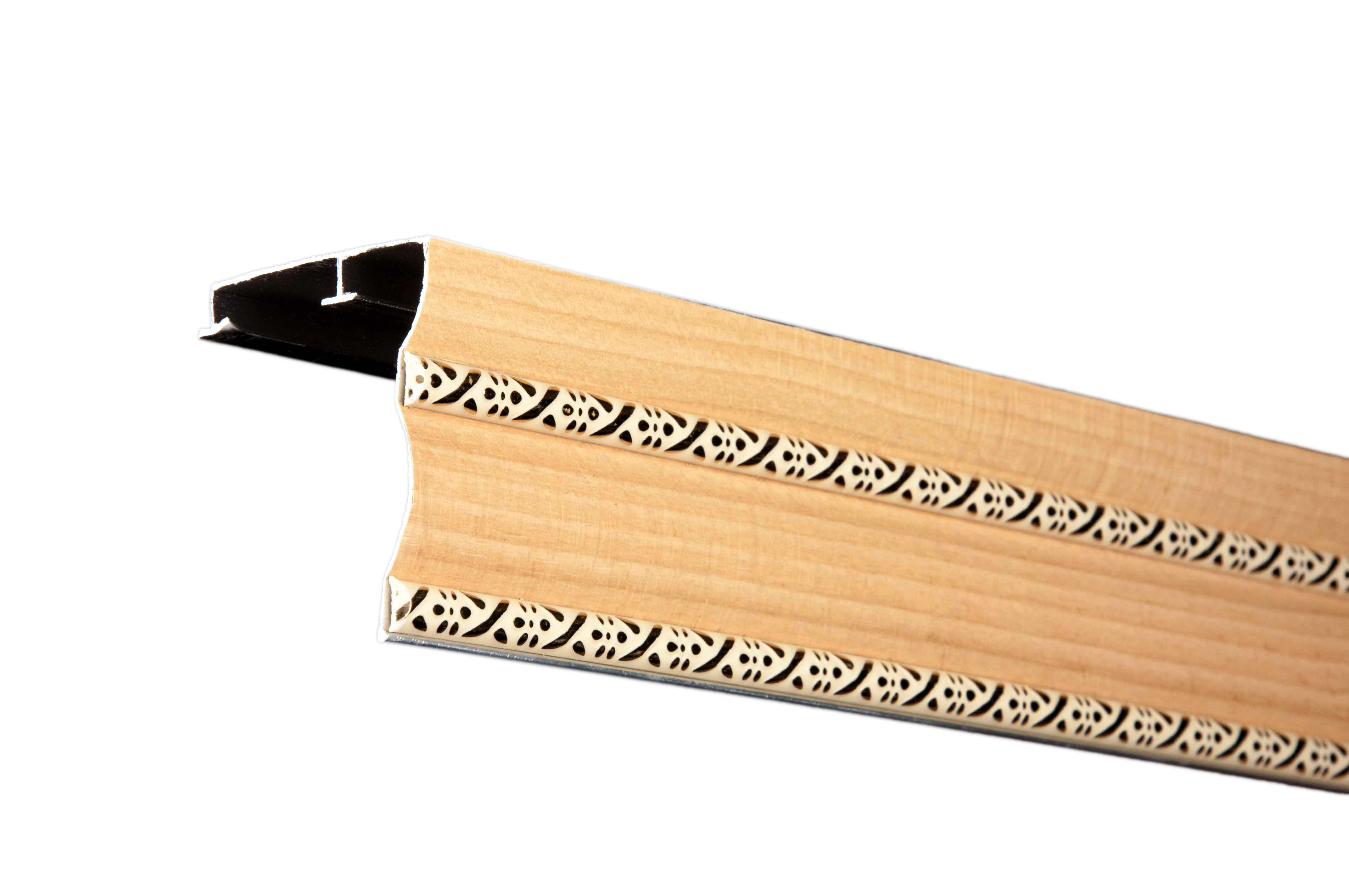 Карниз для штор EURO CONCEPT БР-11 двухрядный 1,75 м Бук