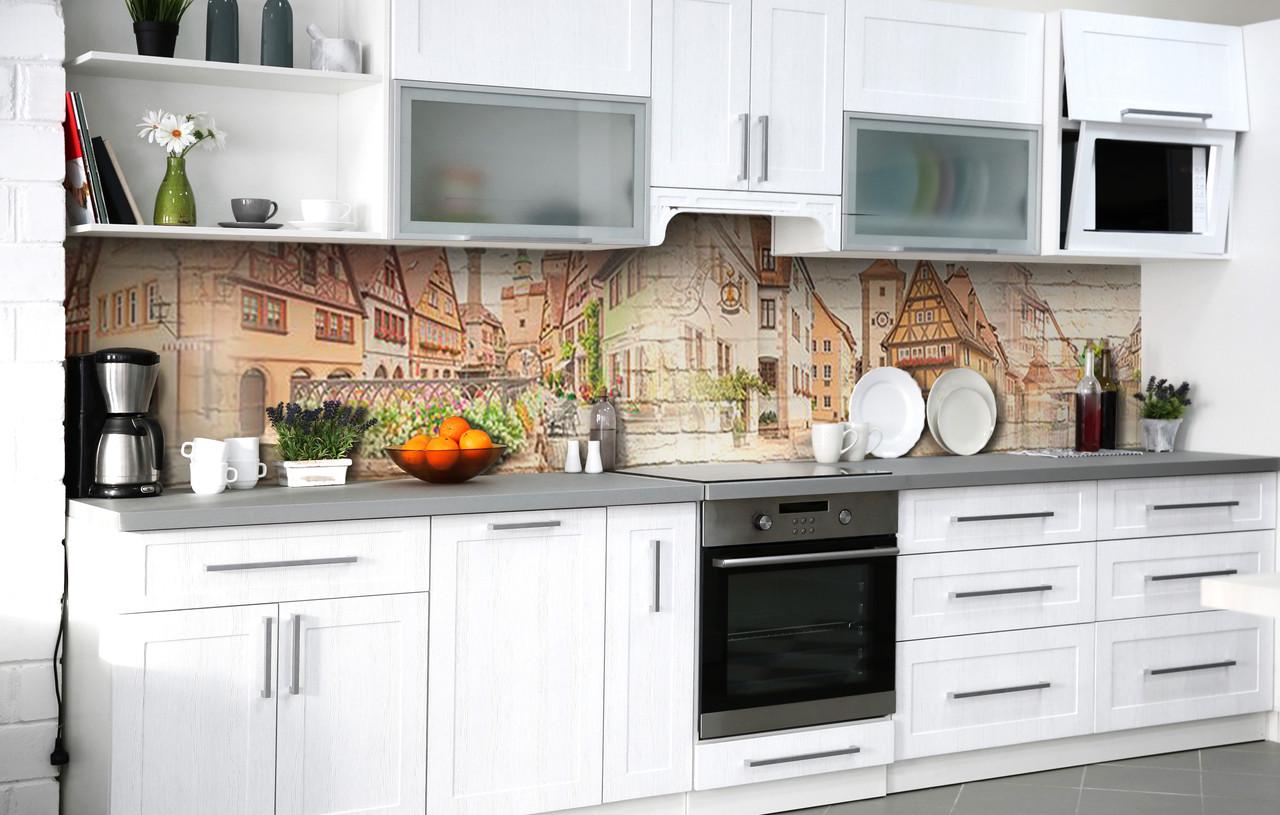 Кухонный фартук Старая Германия виниловый самоклеющийся 65х250 см Кухонный фартук Старая Германия виниловый самоклеющийся 65х250 см